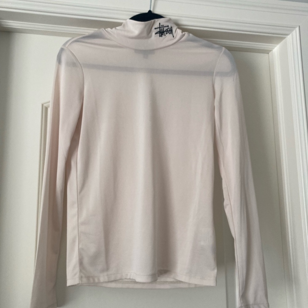 Stussy Women's Cream Long Sleeve Top